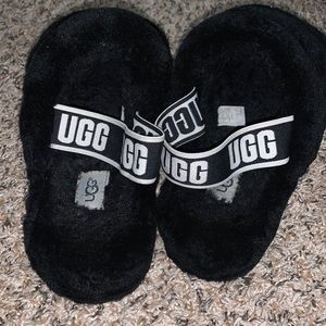 Black Ugg slippers